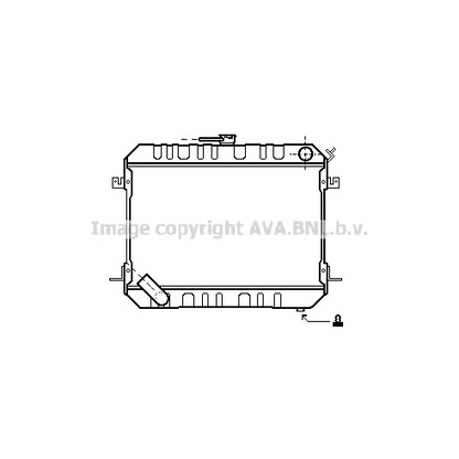 Zdjęcie Chłodnica, układ chłodzenia silnika AVA QUALITY COOLING DN2142