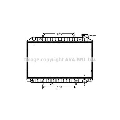 Фото Радиатор, охлаждение двигателя AVA QUALITY COOLING DN2151