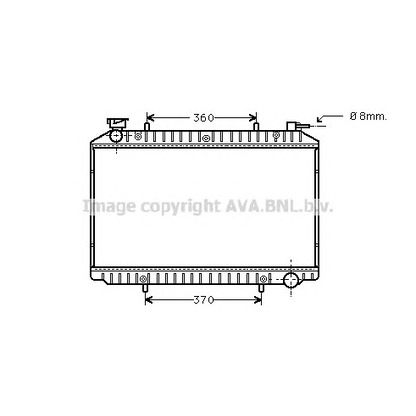 Foto Kühler, Motorkühlung AVA QUALITY COOLING DN2206