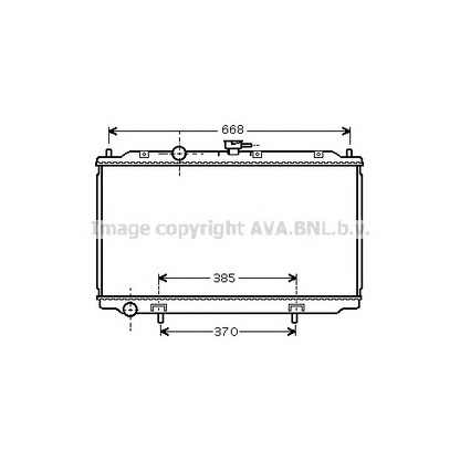 Foto Kühler, Motorkühlung AVA QUALITY COOLING DN2224