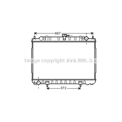 Photo Radiateur, refroidissement du moteur AVA QUALITY COOLING DN2240