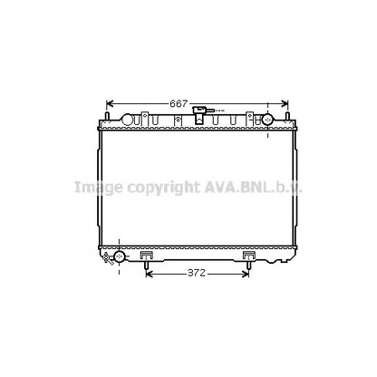 Photo Radiateur, refroidissement du moteur AVA QUALITY COOLING DN2241