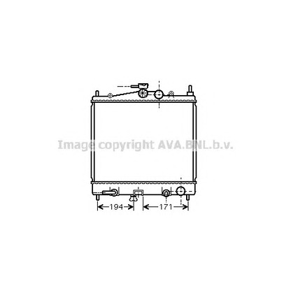 Photo Radiateur, refroidissement du moteur AVA QUALITY COOLING DN2248