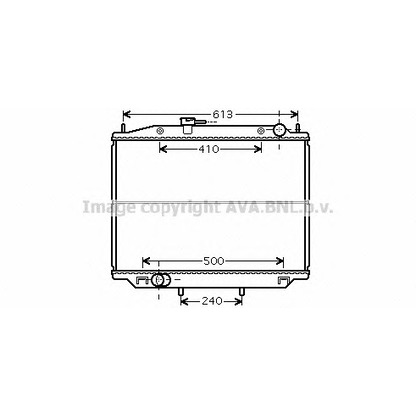 Zdjęcie Chłodnica, układ chłodzenia silnika AVA QUALITY COOLING DN2265