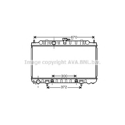 Photo Radiator, engine cooling AVA QUALITY COOLING DN2289