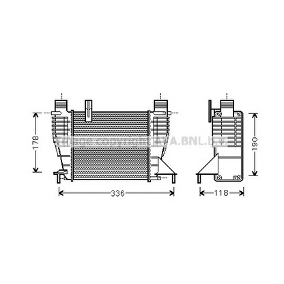 Foto Intercooler AVA QUALITY COOLING DN4340