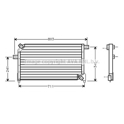 Photo Condenser, air conditioning AVA QUALITY COOLING DN5159