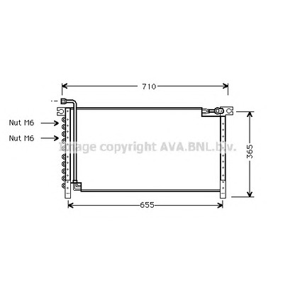 Photo Condenseur, climatisation AVA QUALITY COOLING DN5161