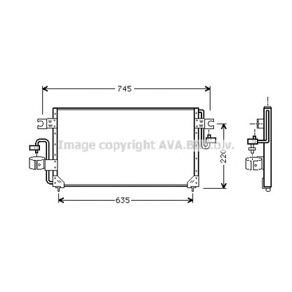 Zdjęcie Skraplacz, klimatyzacja AVA QUALITY COOLING DN5163