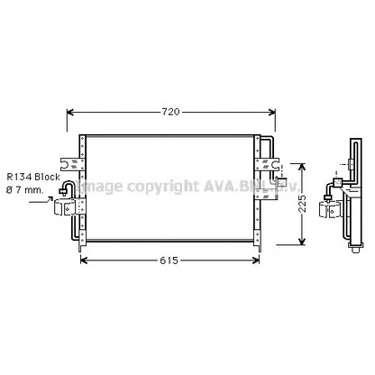 Photo Condenser, air conditioning AVA QUALITY COOLING DN5166