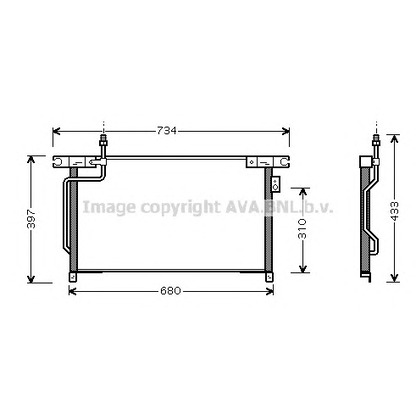 Фото Конденсатор, кондиционер AVA QUALITY COOLING DN5202