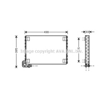 Photo Condenser, air conditioning AVA QUALITY COOLING DN5227