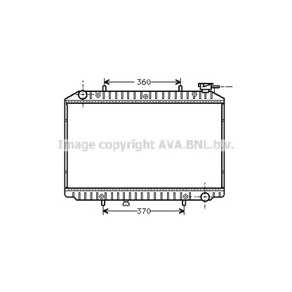 Zdjęcie Chłodnica, układ chłodzenia silnika AVA QUALITY COOLING DNA2149