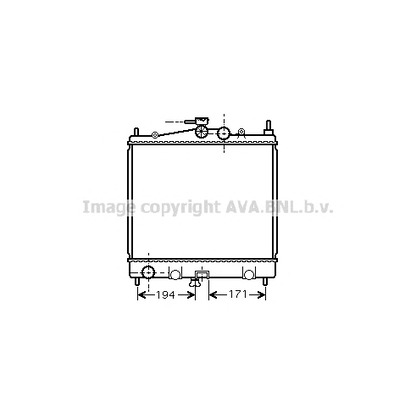 Foto Radiatore, Raffreddamento motore AVA QUALITY COOLING DNA2247