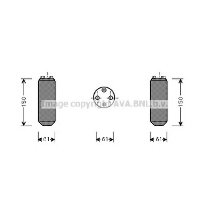 Photo Filtre déshydratant, climatisation AVA QUALITY COOLING DND255