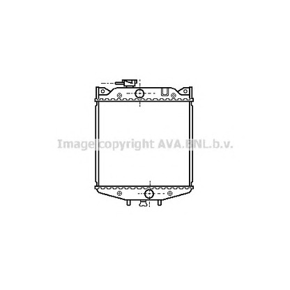 Фото Радиатор, охлаждение двигателя AVA QUALITY COOLING DU2002