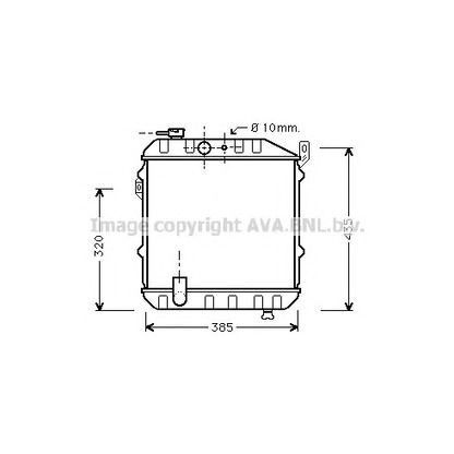 Photo Radiateur, refroidissement du moteur AVA QUALITY COOLING DU2030