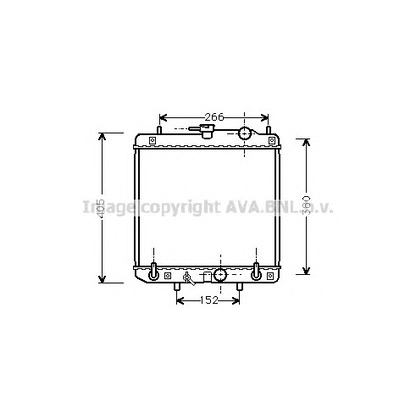 Photo Radiator, engine cooling AVA QUALITY COOLING DU2045