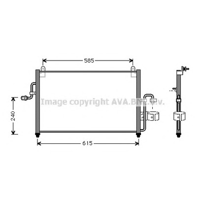 Foto Condensador, aire acondicionado AVA QUALITY COOLING DW5011