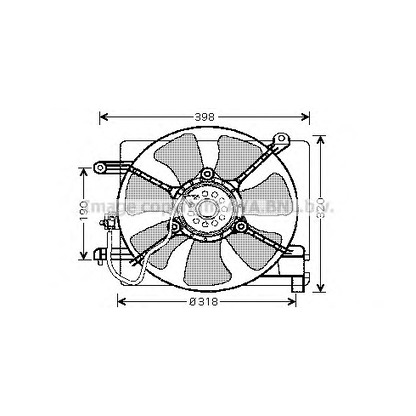 Foto Lüfter, Motorkühlung AVA QUALITY COOLING DW7502