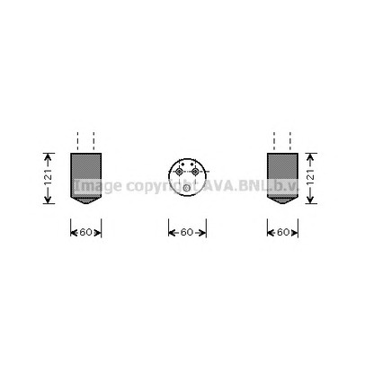 Photo Filtre déshydratant, climatisation AVA QUALITY COOLING DWD043