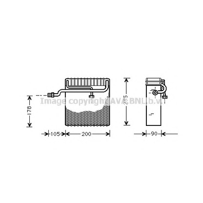 Foto Verdampfer, Klimaanlage AVA QUALITY COOLING DWV036