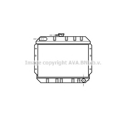 Фото Радиатор, охлаждение двигателя AVA QUALITY COOLING FD2020