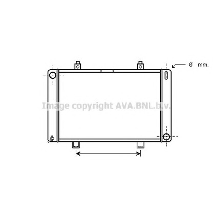 Foto Radiatore, Raffreddamento motore AVA QUALITY COOLING FD2037