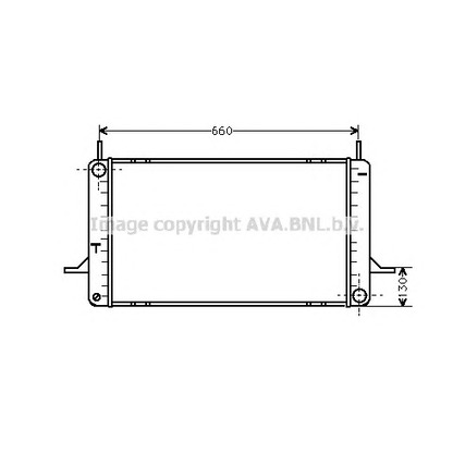 Photo Radiator, engine cooling AVA QUALITY COOLING FD2159