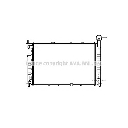 Photo Radiator, engine cooling AVA QUALITY COOLING FD2183