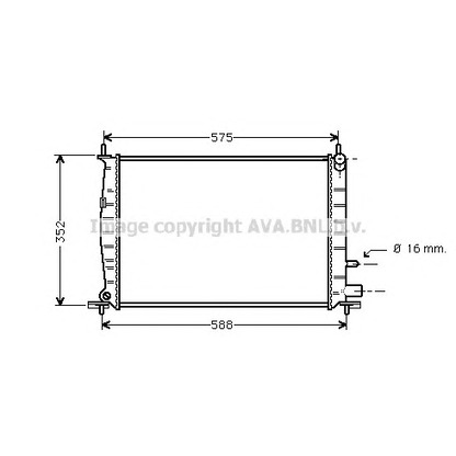 Foto Kühler, Motorkühlung AVA QUALITY COOLING FD2220