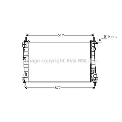 Foto Radiatore, Raffreddamento motore AVA QUALITY COOLING FD2336