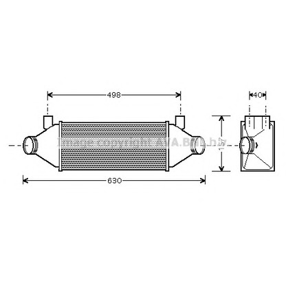 Zdjęcie Chłodnica powietrza doładowującego AVA QUALITY COOLING FD4314