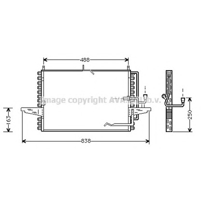 Photo Condenseur, climatisation AVA QUALITY COOLING FD5177