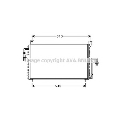 Photo Condenser, air conditioning AVA QUALITY COOLING FD5186