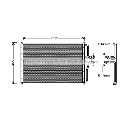 Фото Конденсатор, кондиционер AVA QUALITY COOLING FD5299