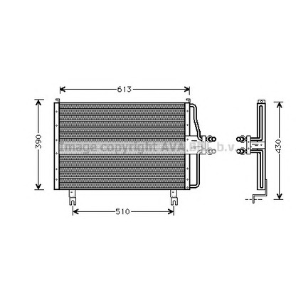 Photo Condenseur, climatisation AVA QUALITY COOLING FD5301