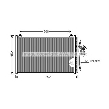 Photo Condenser, air conditioning AVA QUALITY COOLING FD5347