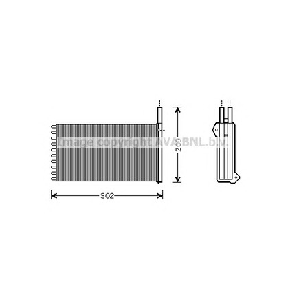 Foto Radiador de calefacción AVA QUALITY COOLING FD6154