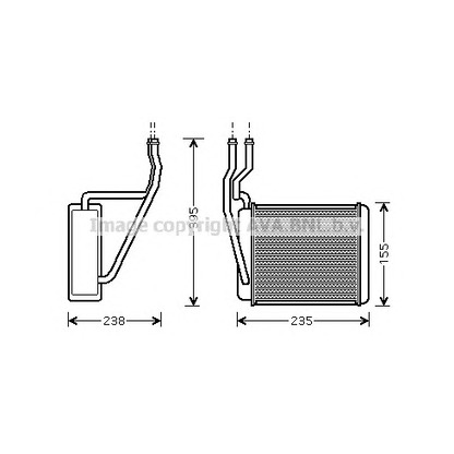 Foto Radiador de calefacción AVA QUALITY COOLING FD6329