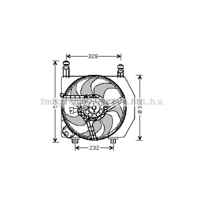 Photo Fan, radiator AVA QUALITY COOLING FD7522