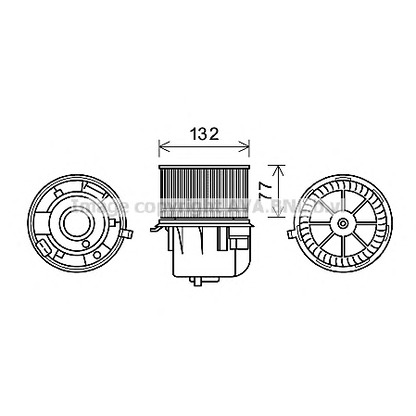 Фото Вентилятор салона AVA QUALITY COOLING FD8572