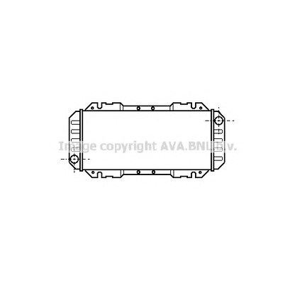 Фото Радиатор, охлаждение двигателя AVA QUALITY COOLING FDA2006