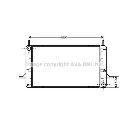 Foto Radiatore, Raffreddamento motore AVA QUALITY COOLING FDA2106