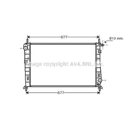 Foto Radiatore, Raffreddamento motore AVA QUALITY COOLING FDA2185