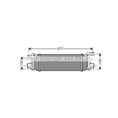 Zdjęcie Chłodnica powietrza doładowującego AVA QUALITY COOLING FDA4401