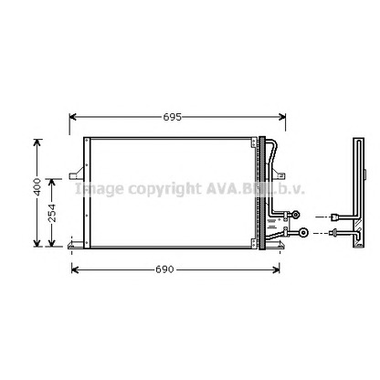 Zdjęcie Skraplacz, klimatyzacja AVA QUALITY COOLING FDA5227