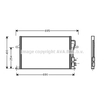 Фото Конденсатор, кондиционер AVA QUALITY COOLING FDA5259