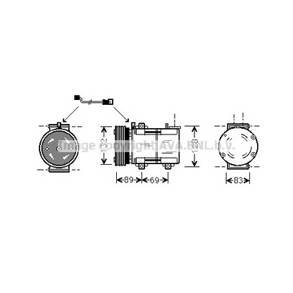 Foto Compressore, Climatizzatore AVA QUALITY COOLING FDAK290