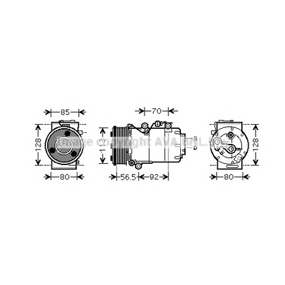 Фото Компрессор, кондиционер AVA QUALITY COOLING FDAK497